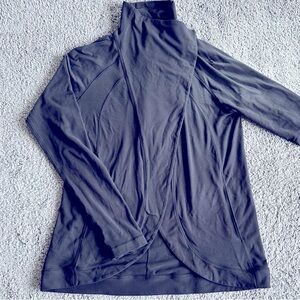 Black lululemon drapey jacket